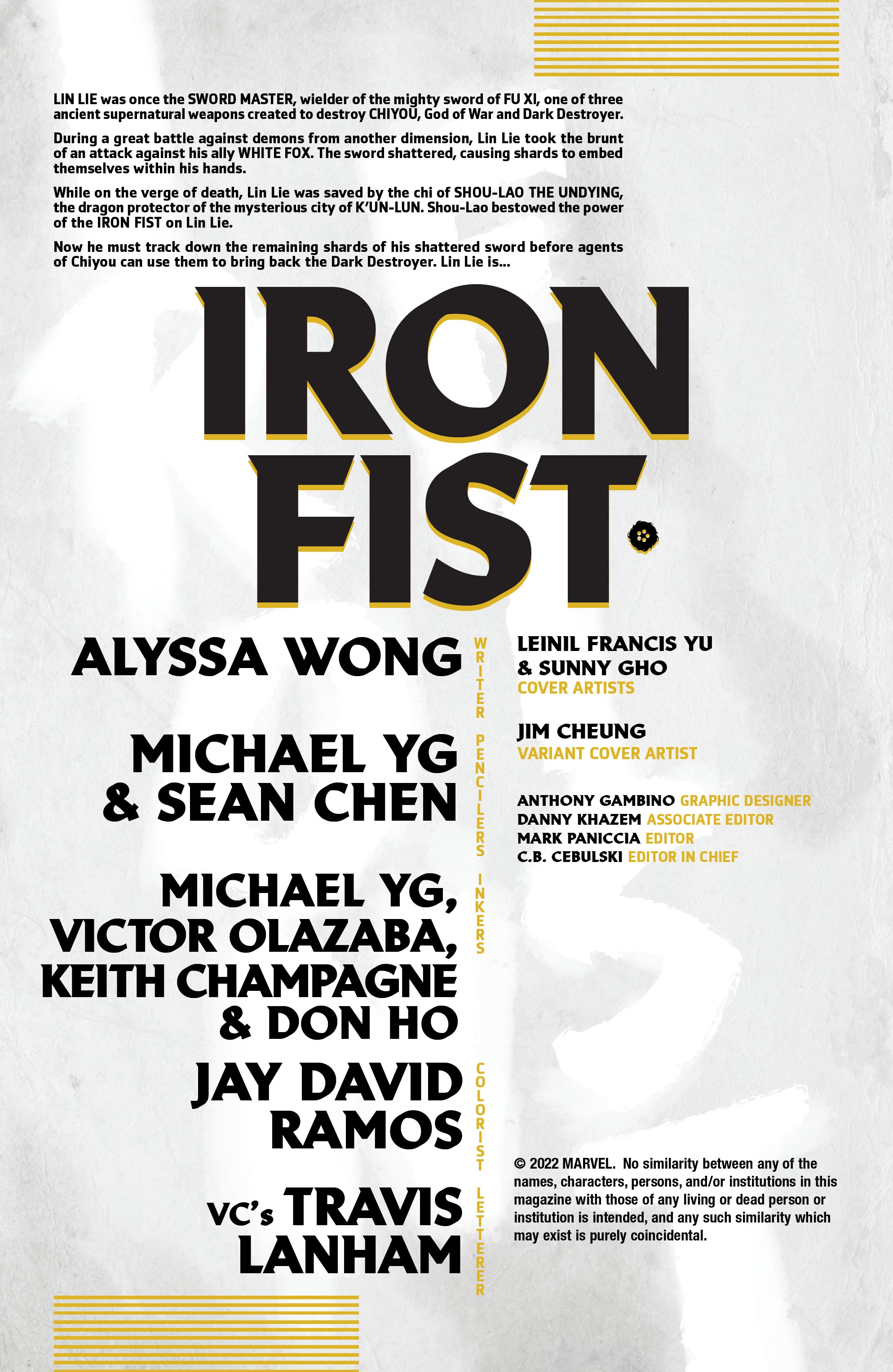 Read online Iron Fist (2022) comic -  Issue #3 - 2