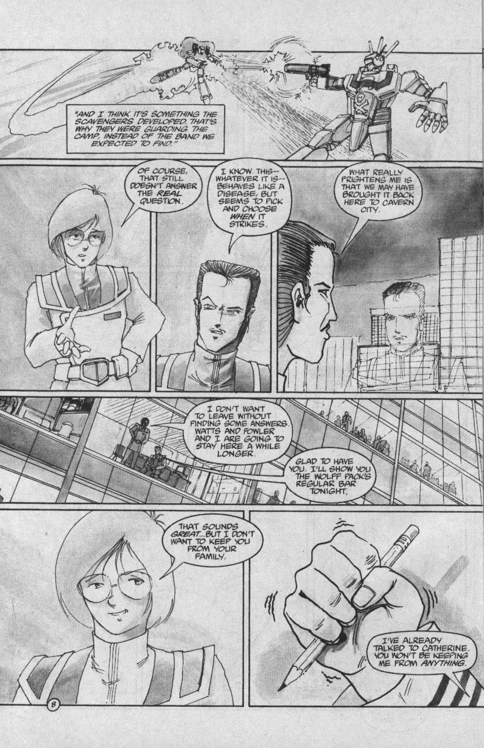 Read online Robotech II: The Sentinels - The Malcontent Uprisings comic -  Issue #5 - 10