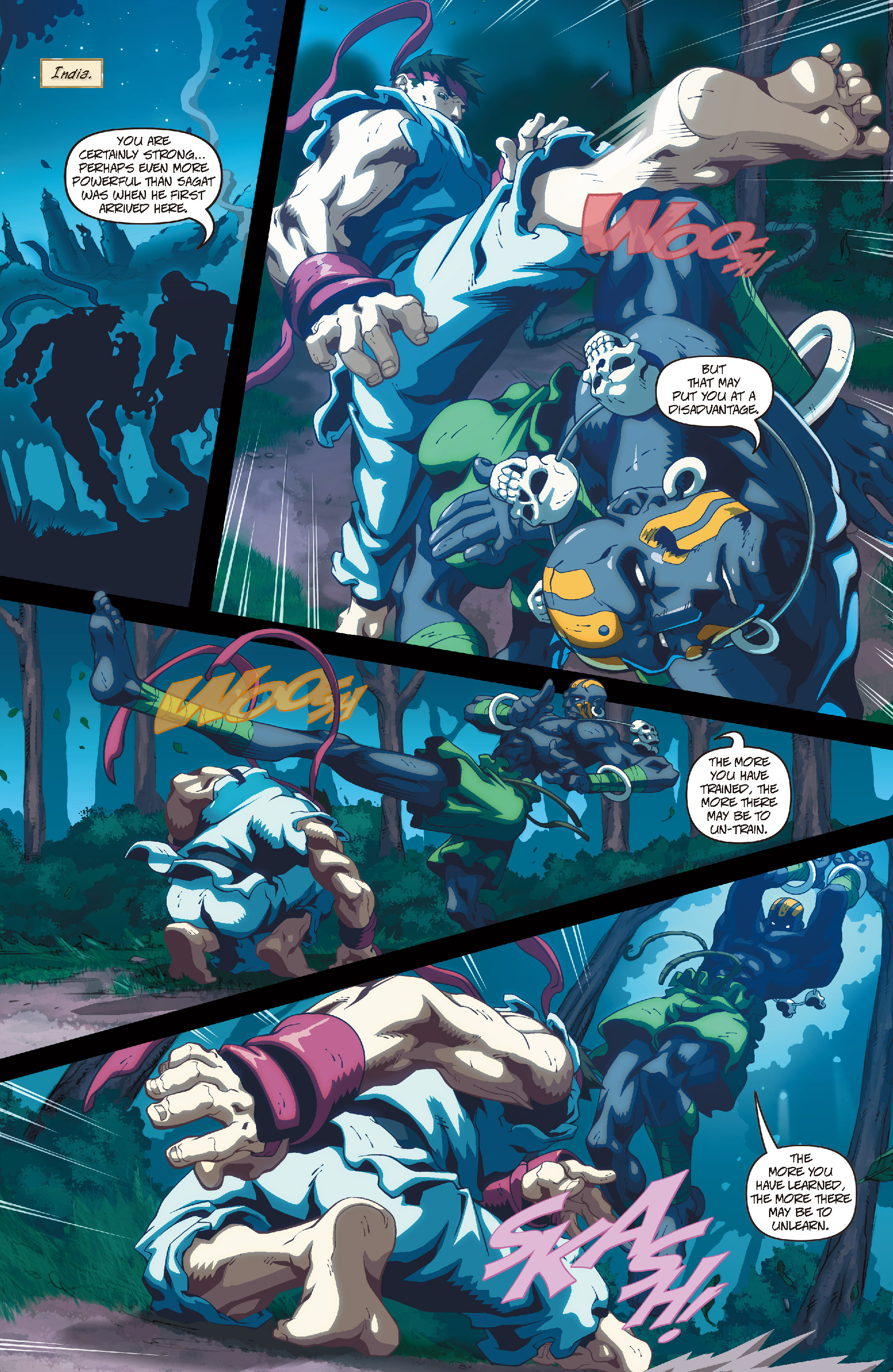 Read online Street Fighter II comic -  Issue #3 - 5