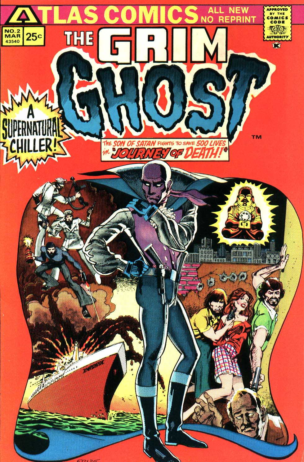 Read online The Grim Ghost (1975) comic -  Issue #2 - 1
