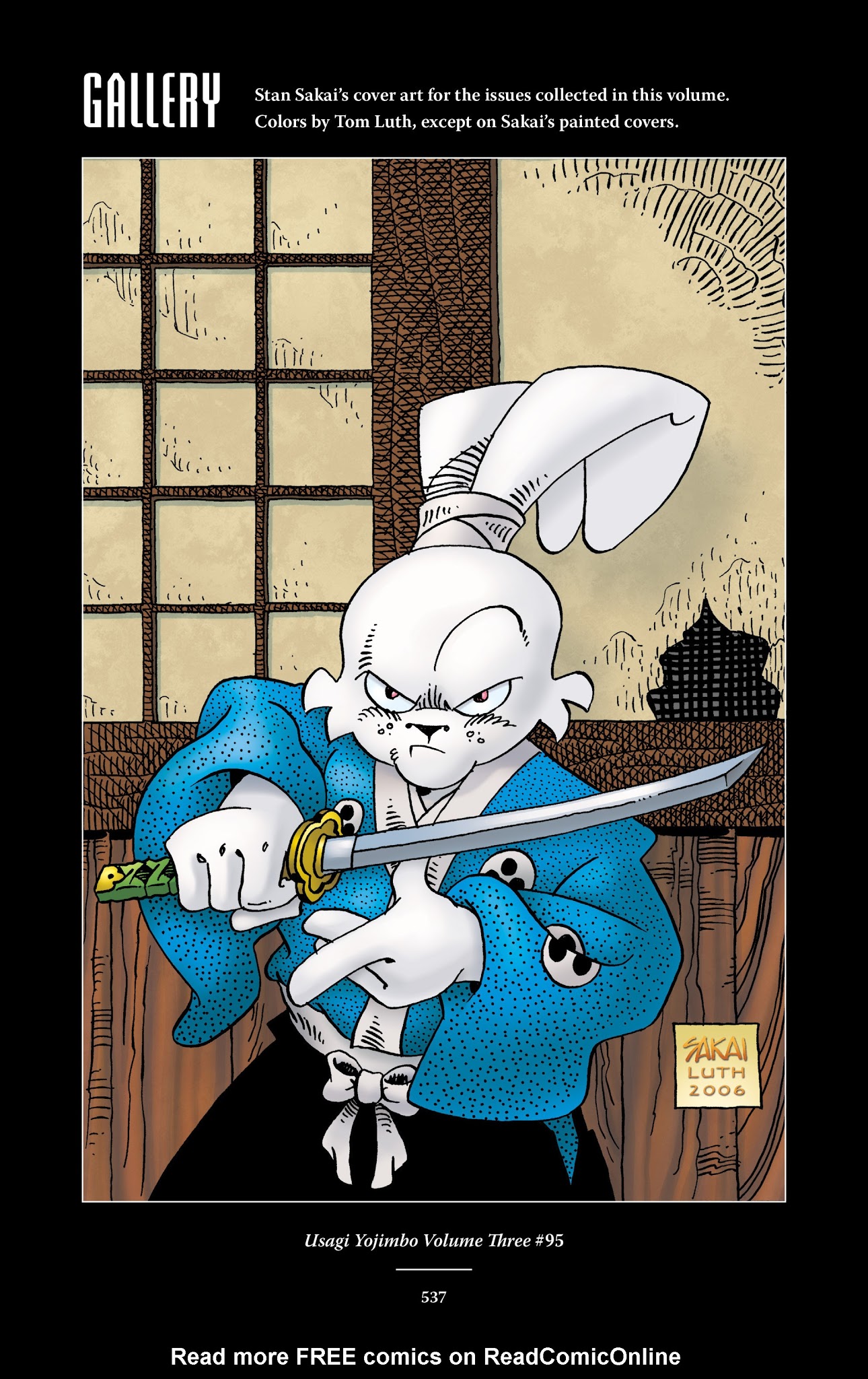 Read online The Usagi Yojimbo Saga comic -  Issue # TPB 6 - 533