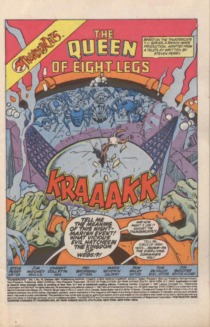 Read online ThunderCats (1985) comic -  Issue #16 - 3