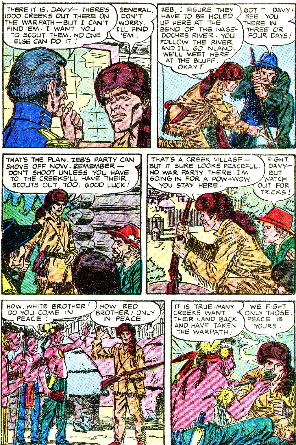 Read online Davy Crockett comic -  Issue #1 - 6