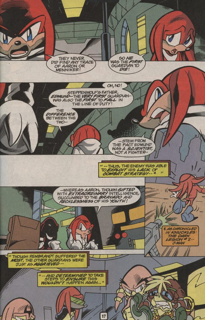 Read online Knuckles the Echidna comic -  Issue #25 - 23