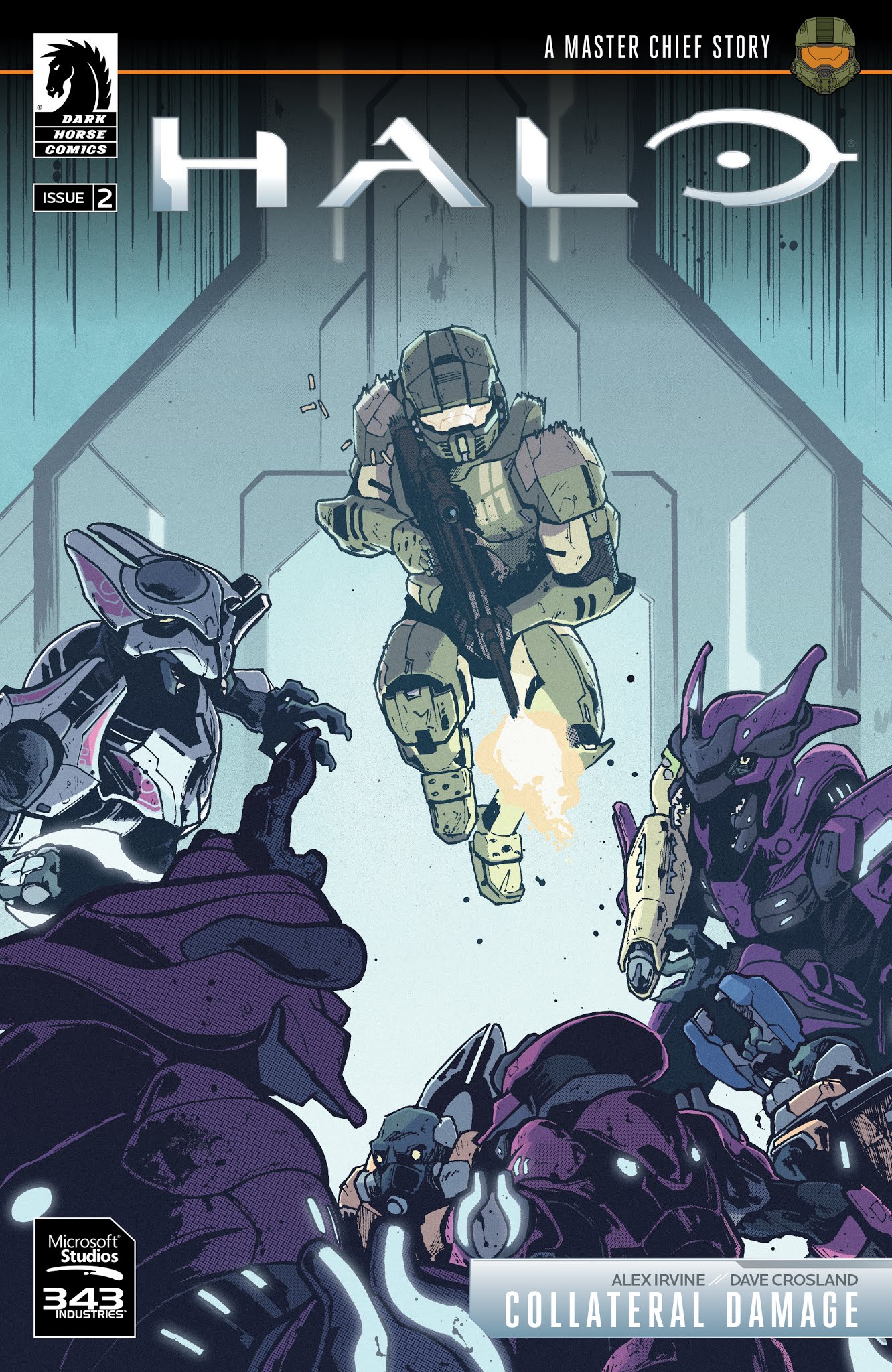 Read online Halo: Collateral Damage comic -  Issue #2 - 1