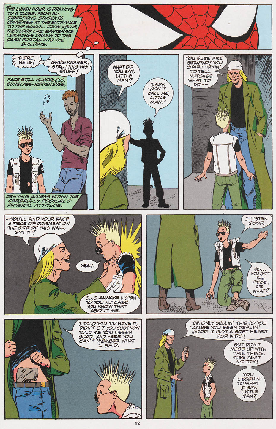 Read online Spider-Man (1990) comic -  Issue #27 - There's Something About A Gun Part 1 - 10