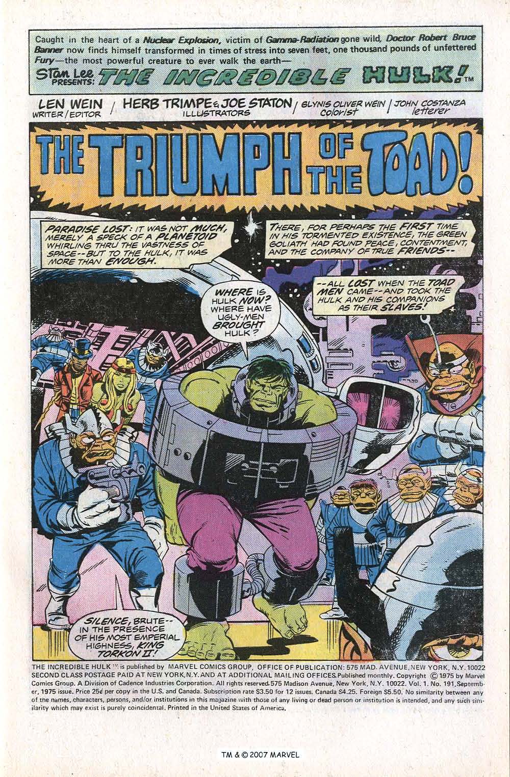 The Incredible Hulk (1968) issue 191 - Page 3