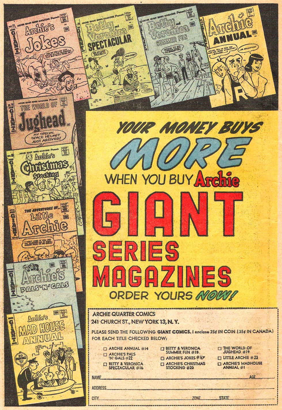 Read online Archie Giant Series Magazine comic -  Issue #18 - 66