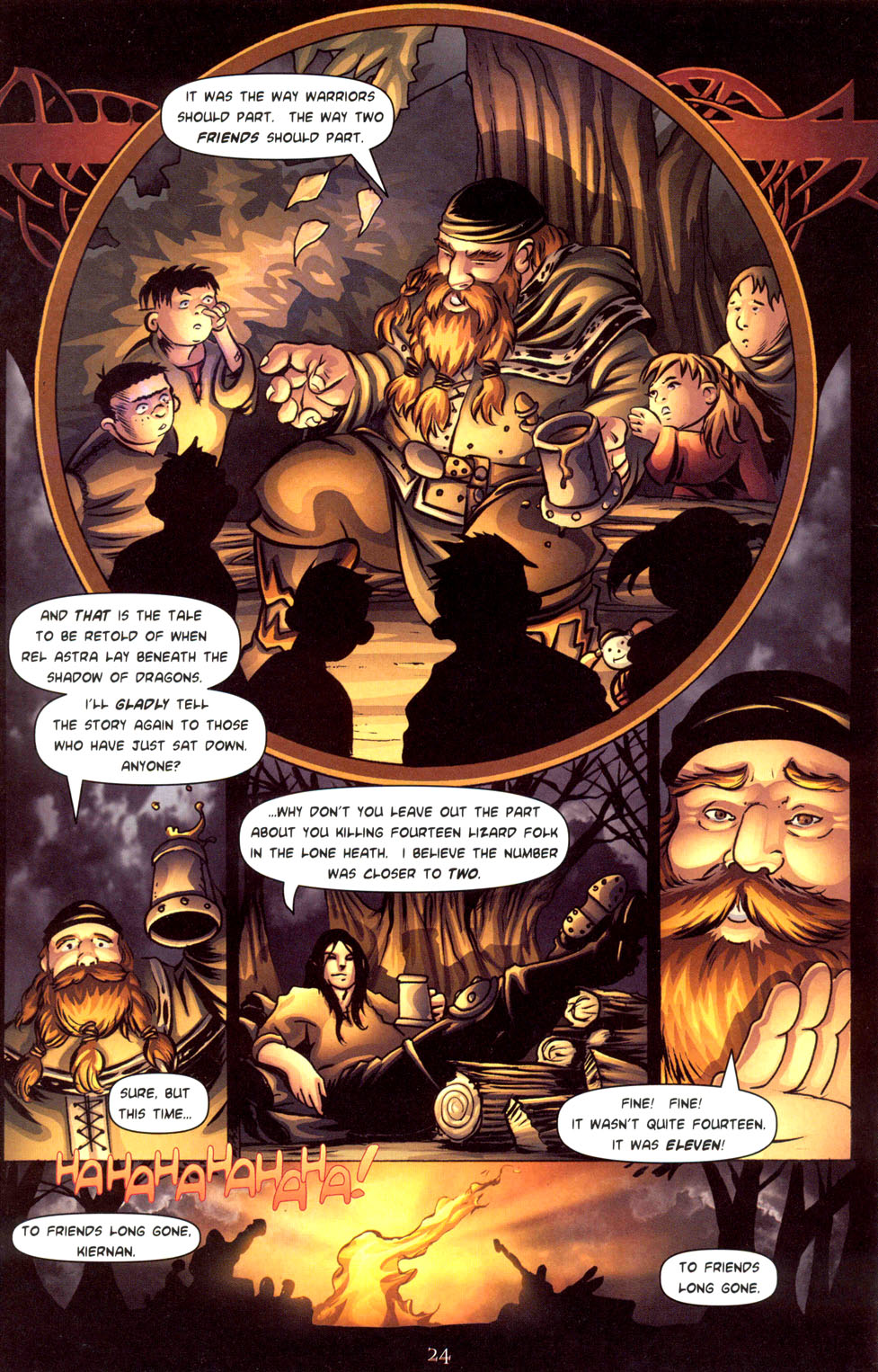 Read online Dungeons And Dragons: In The Shadow Of Dragons comic -  Issue #8 - 24