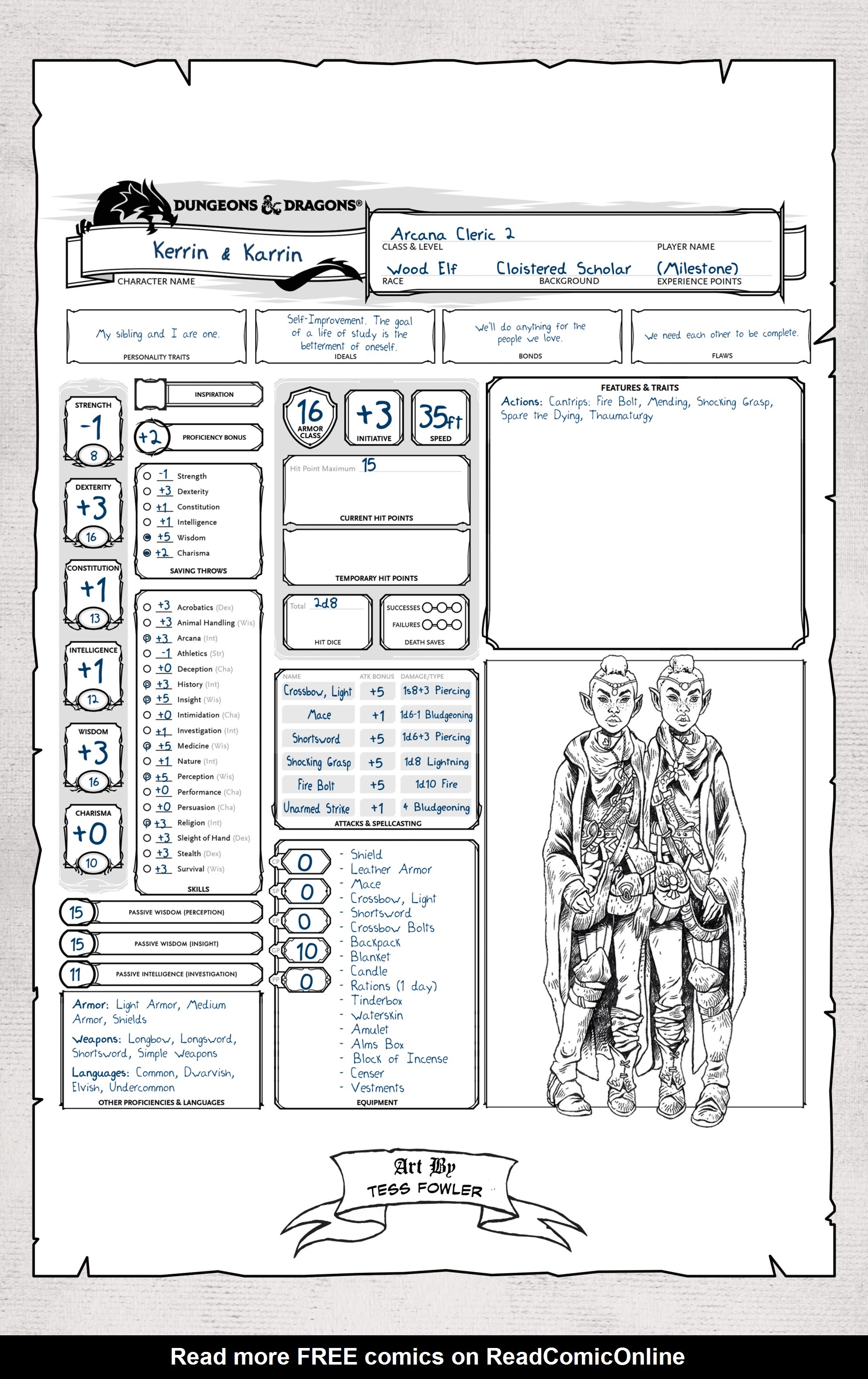 Read online Dungeon & Dragons: A Darkened Wish comic -  Issue # _TPB - 117