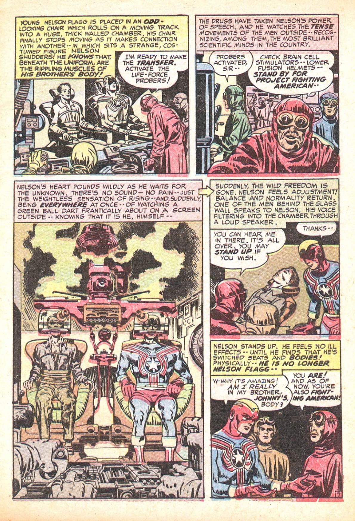 Read online Fighting American (1954) comic -  Issue #1 - 9