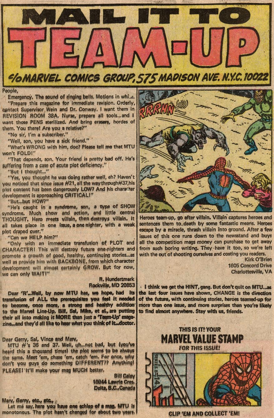 Read online Marvel Team-Up (1972) comic -  Issue #41 - 13