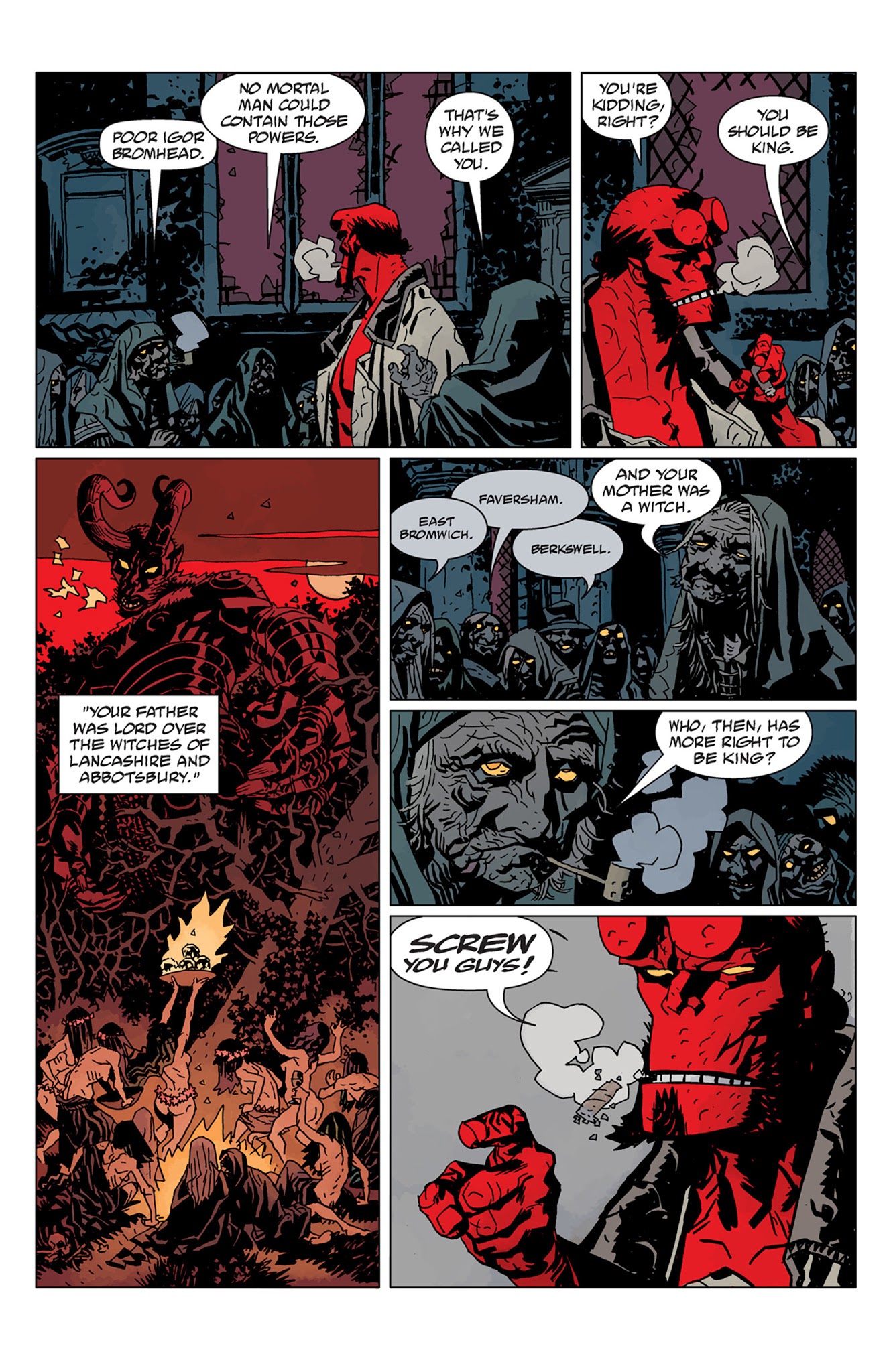 Read online Hellboy: Darkness Calls comic -  Issue # TPB - 53