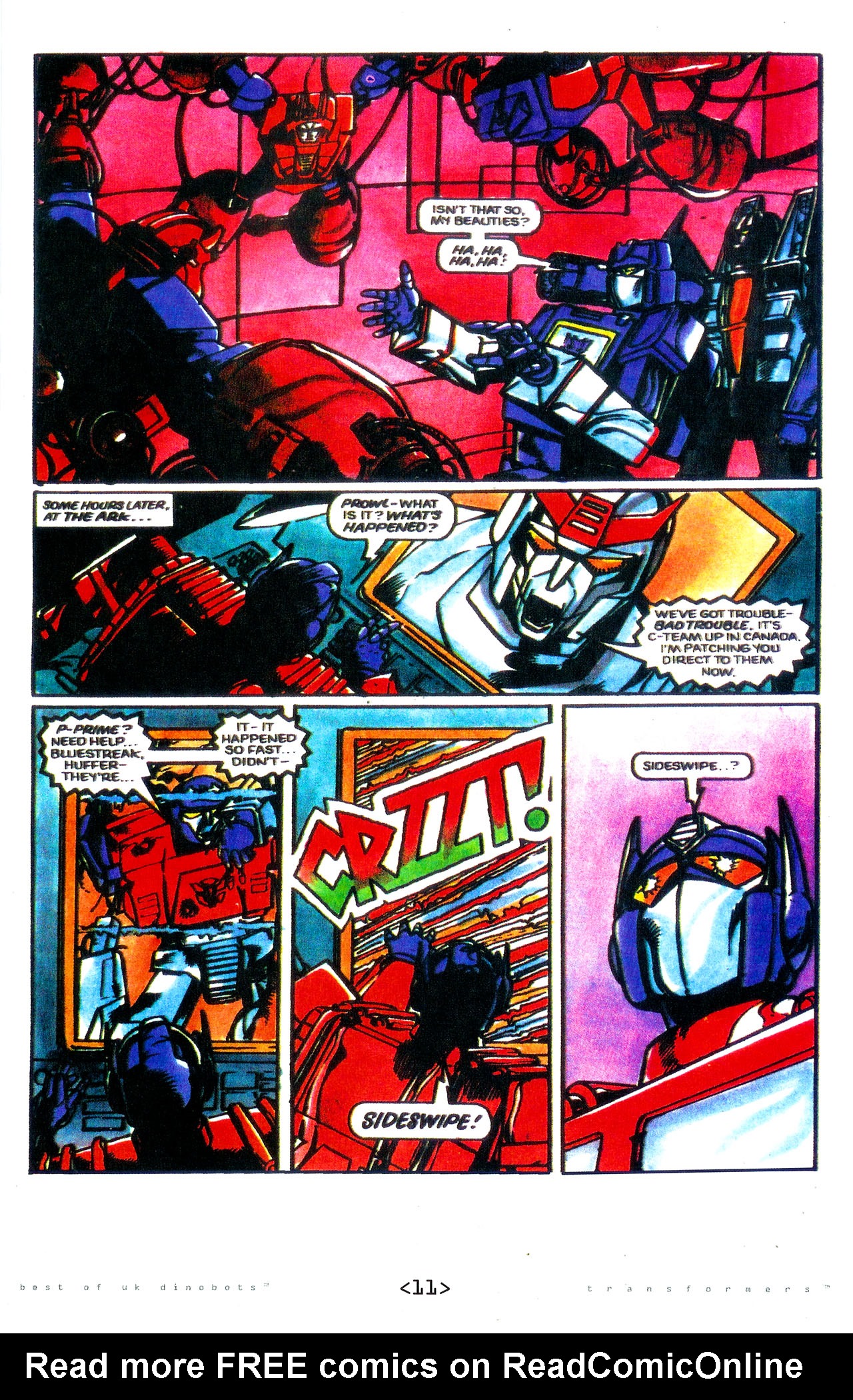 Read online The Transformers: Best of UK: Dinobots comic -  Issue #3 - 14