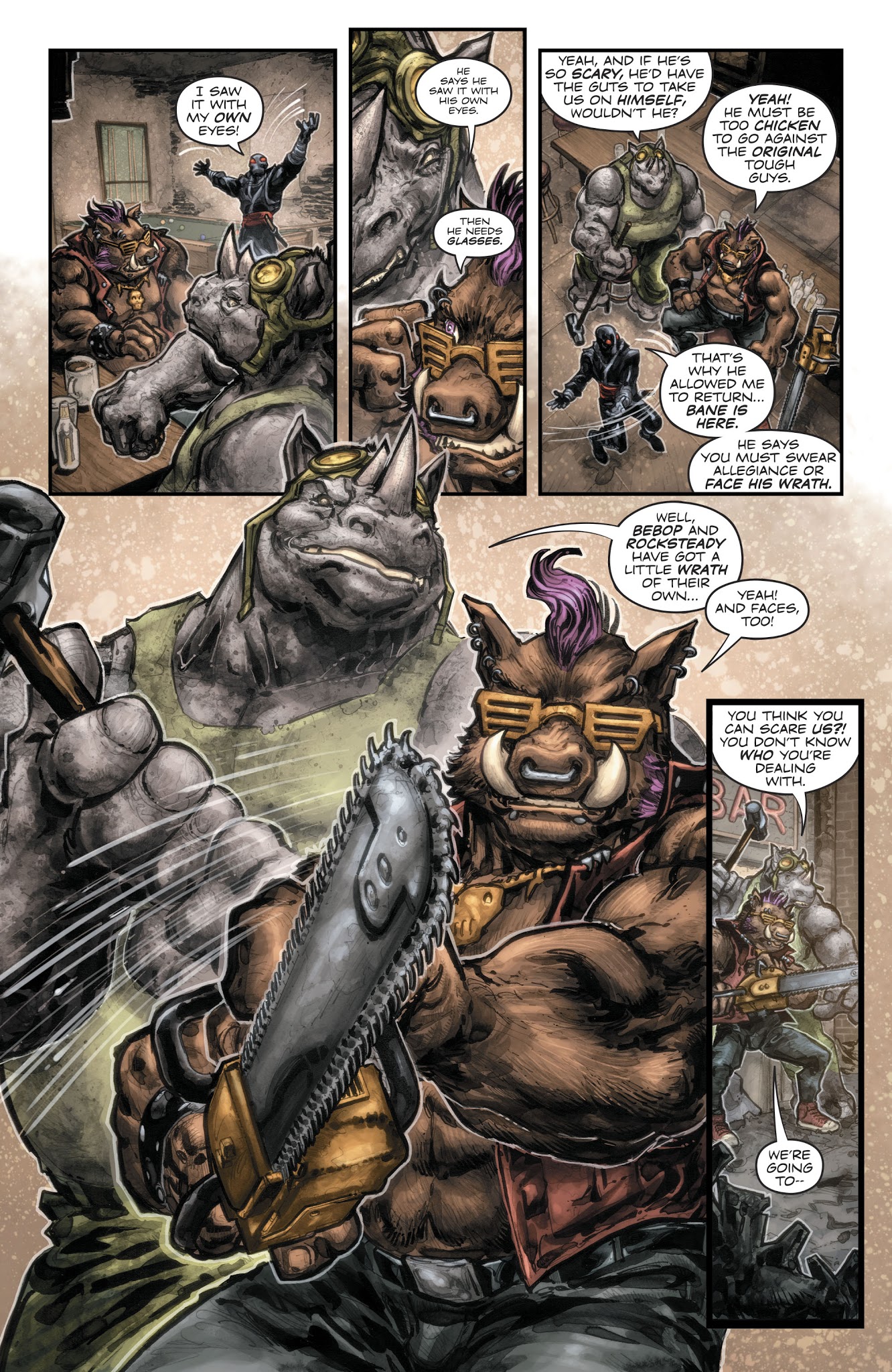 Read online Batman/Teenage Mutant Ninja Turtles II comic -  Issue #2 - 14