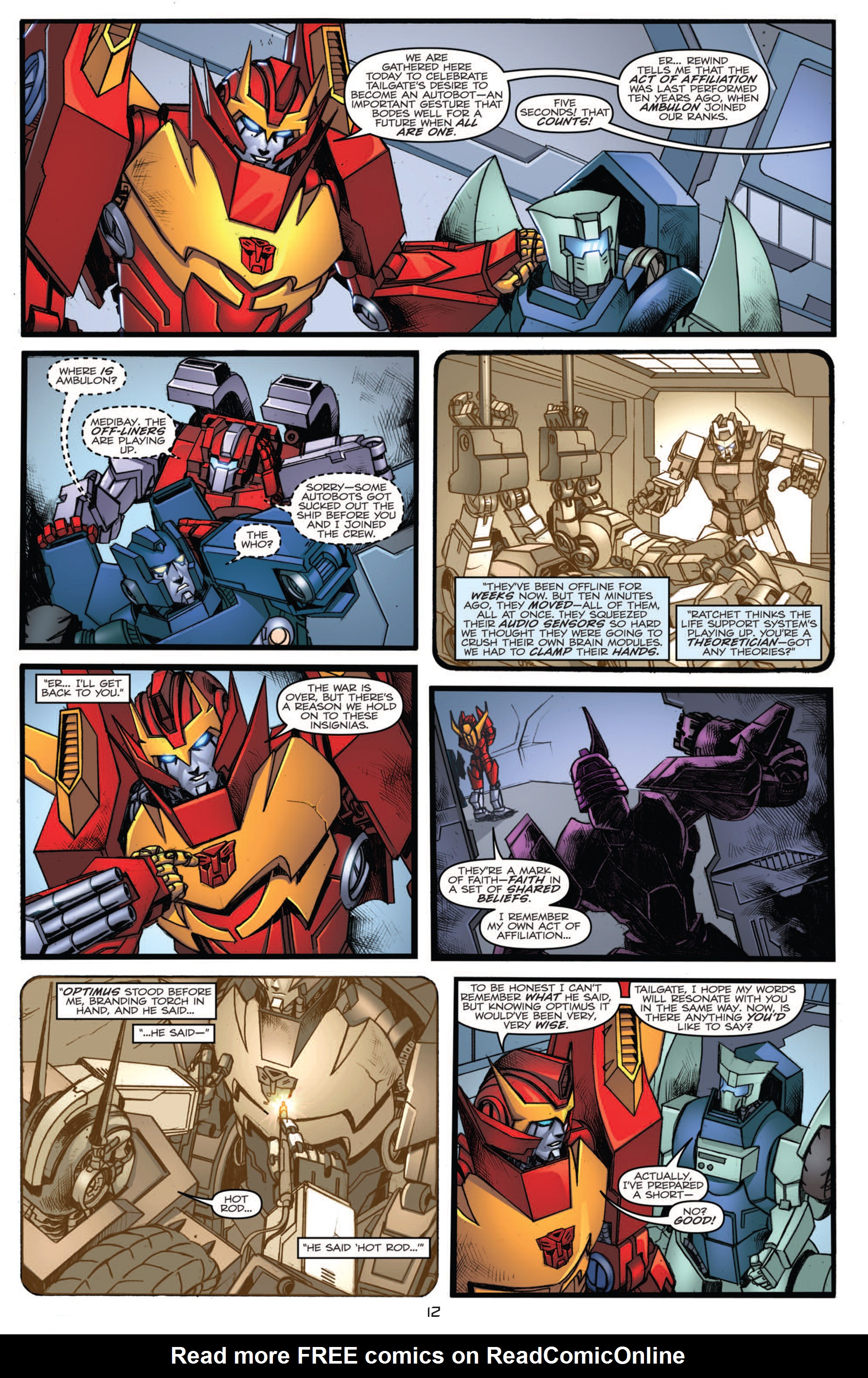 Read online The Transformers: More Than Meets The Eye comic -  Issue # Annual 2012 - 14