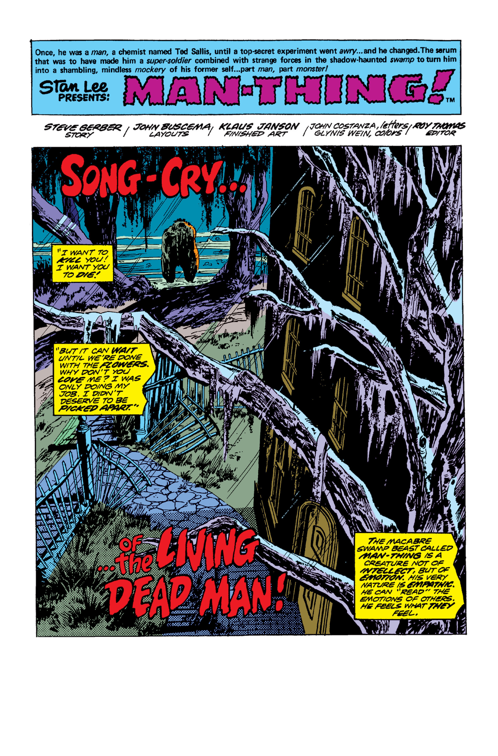 Read online Infernal Man-Thing comic -  Issue #1 - 23
