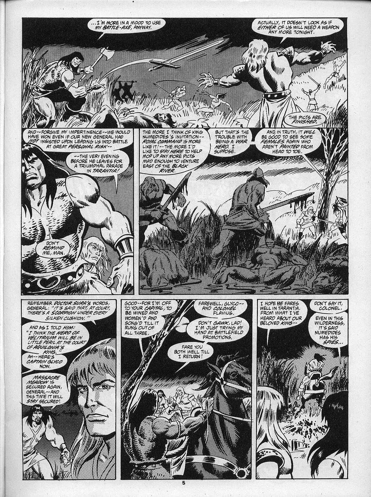 Read online The Savage Sword Of Conan comic -  Issue #201 - 7