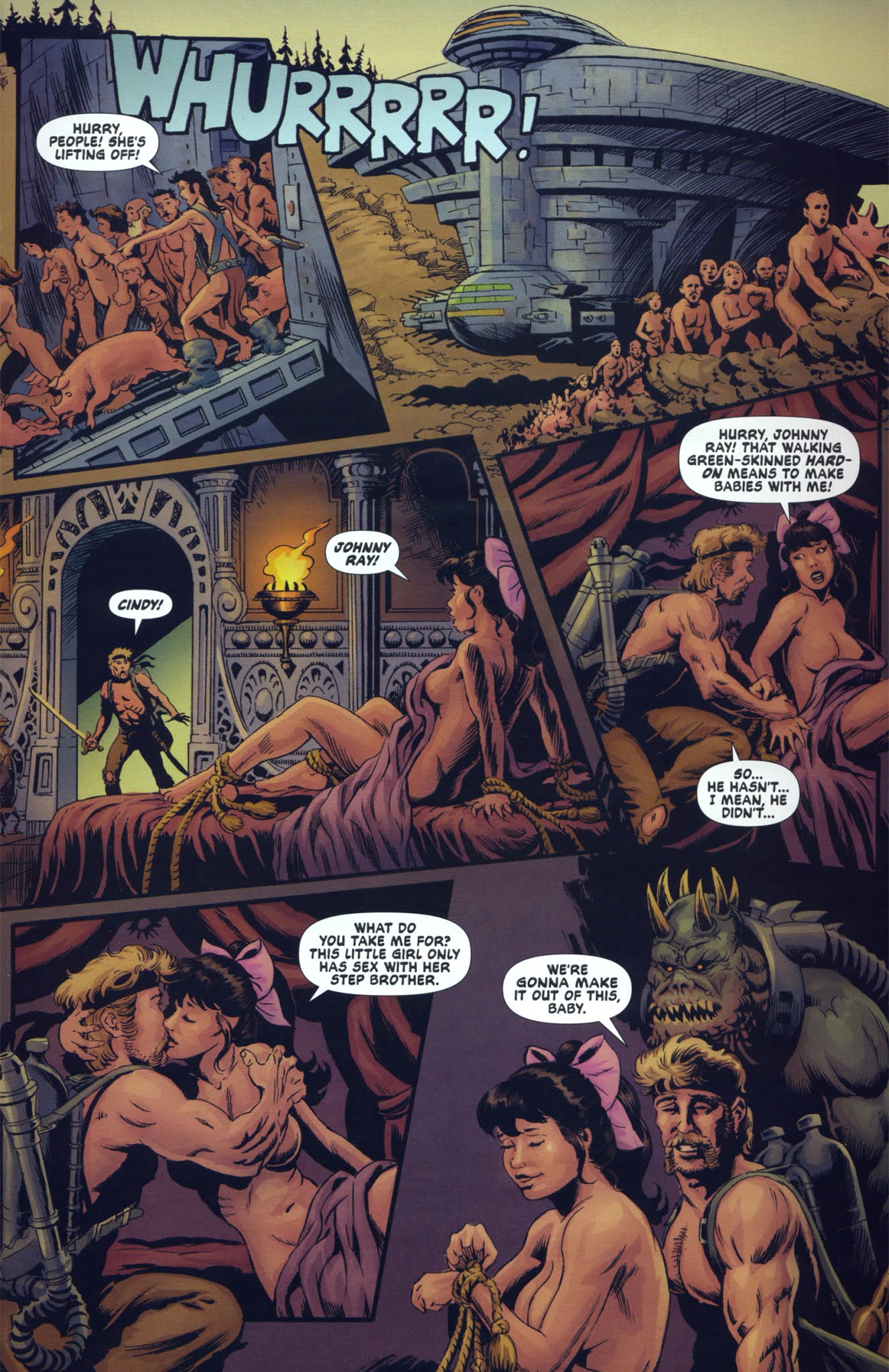 Read online Alien Pig Farm 3000 comic -  Issue #4 - 9
