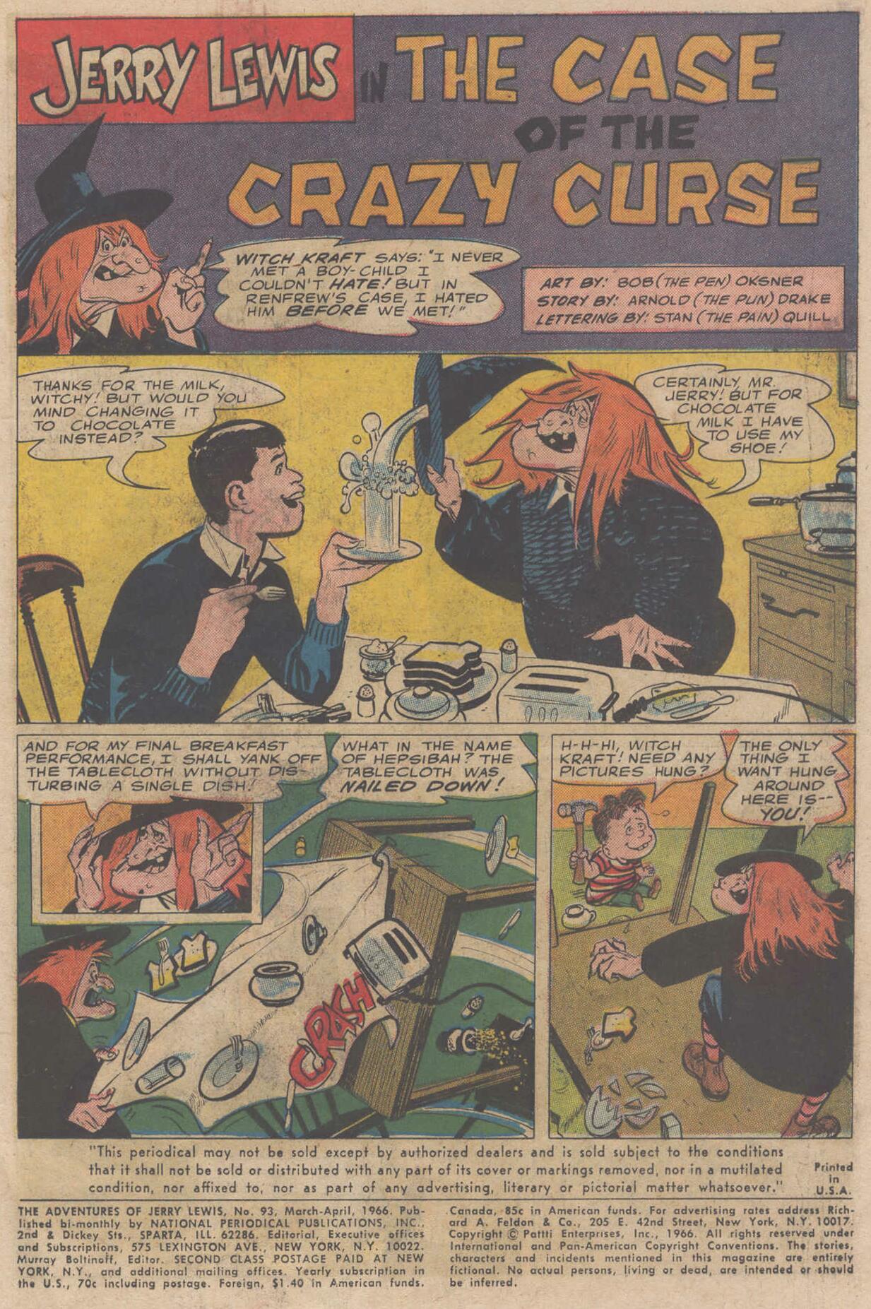 Read online The Adventures of Jerry Lewis comic -  Issue #93 - 3