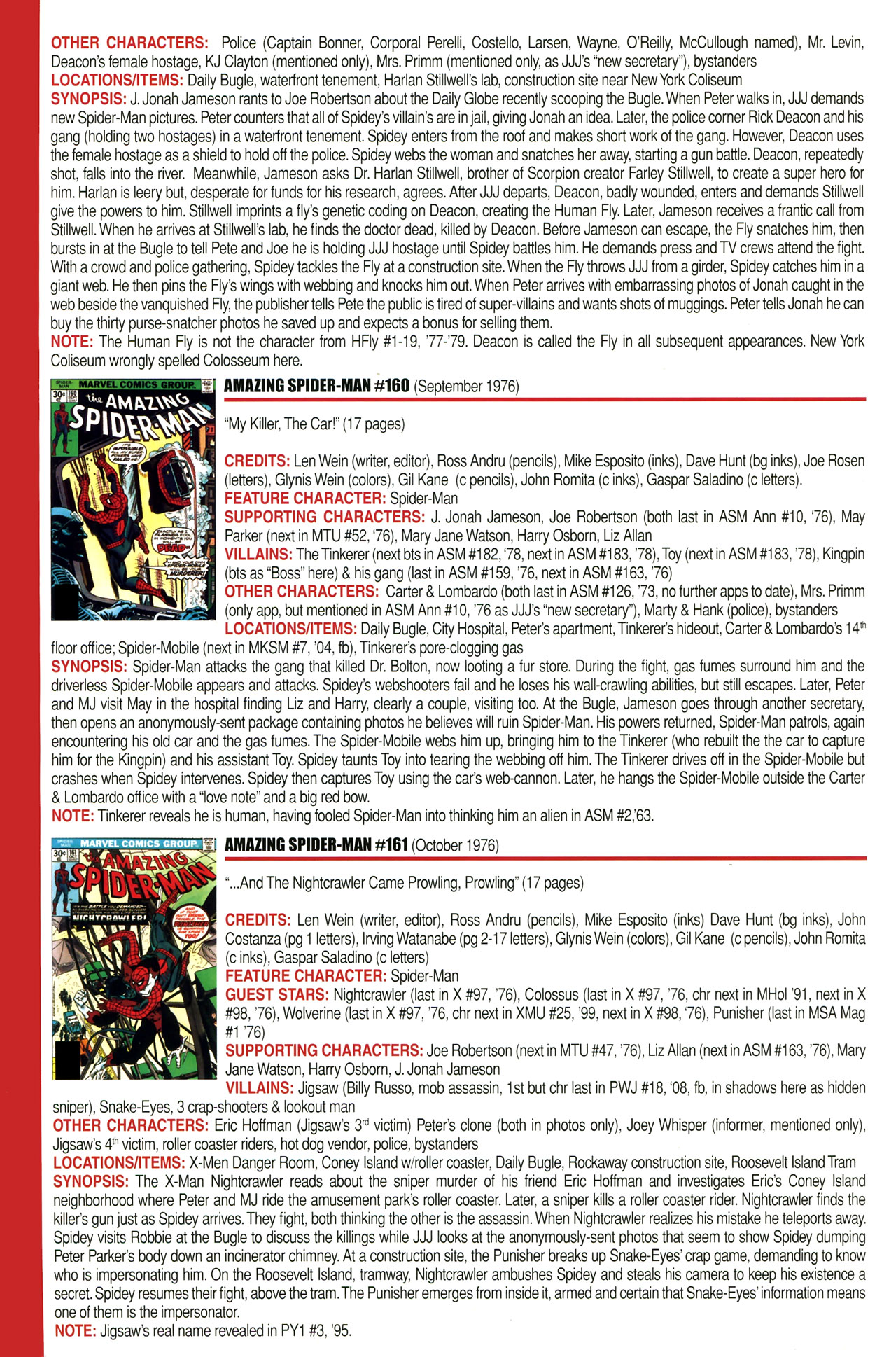 Read online Official Index to the Marvel Universe comic -  Issue #4 - 8