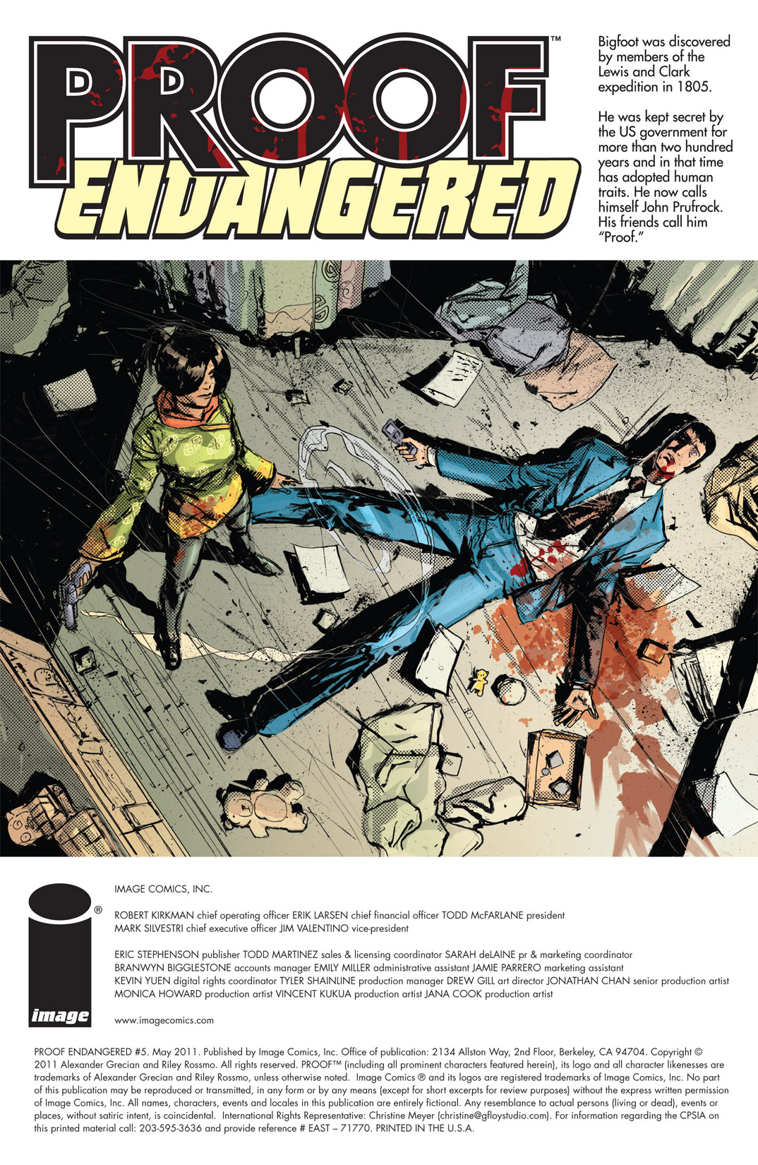 Read online Proof: Endangered comic -  Issue #5 - 2