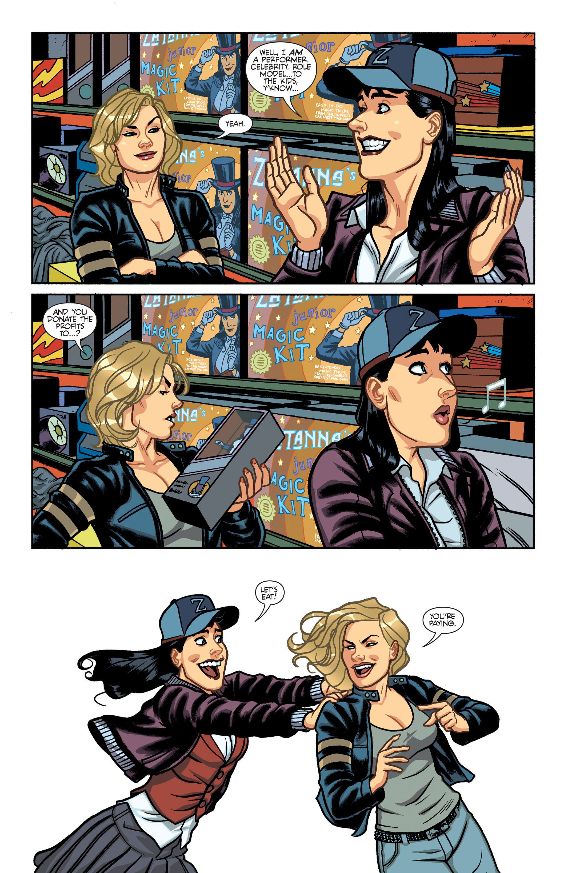 Read online Black Canary and Zatanna: Bloodspell comic -  Issue # Full - 55