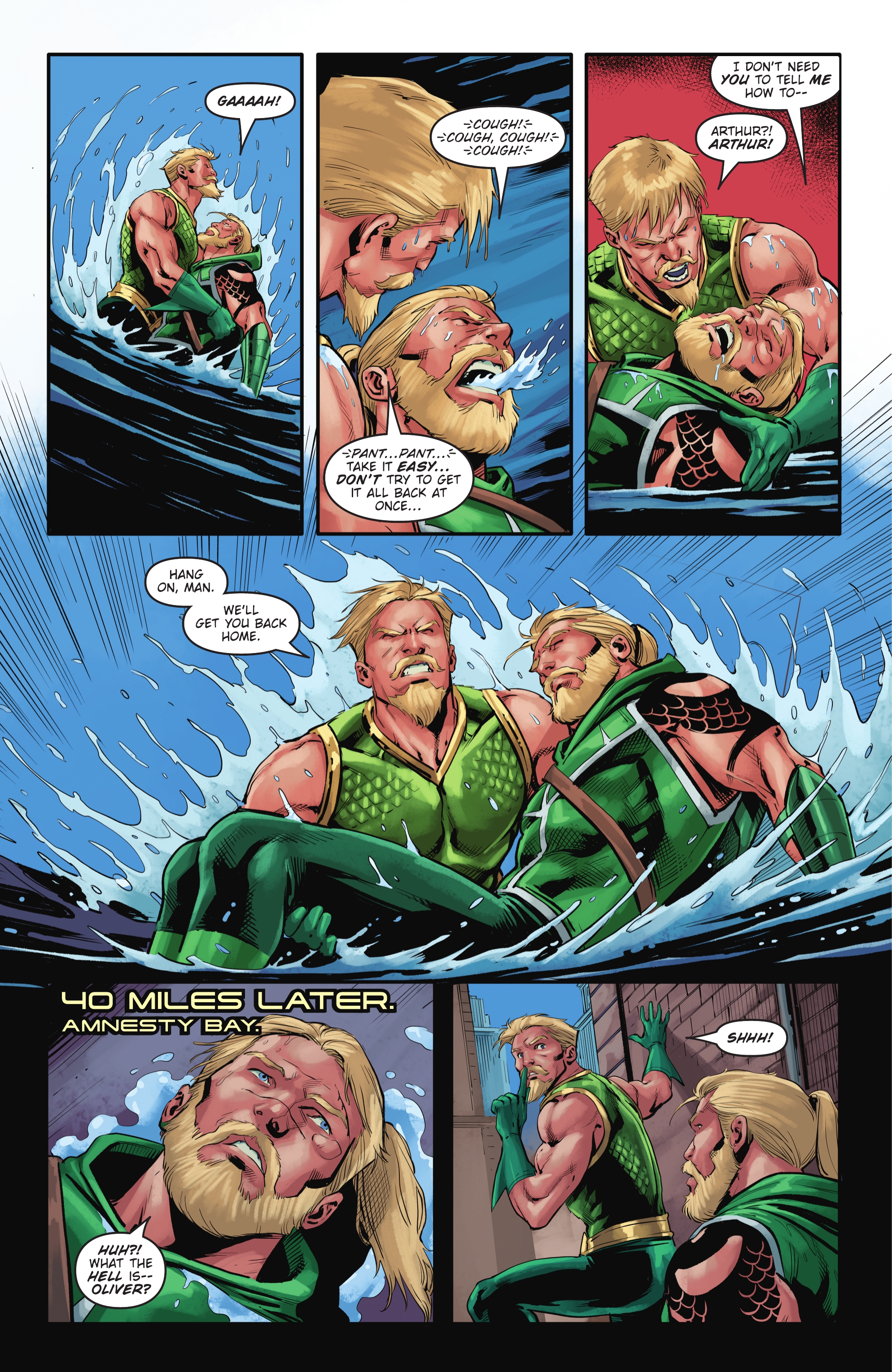 Read online Aquaman/Green Arrow - Deep Target comic -  Issue #4 - 23