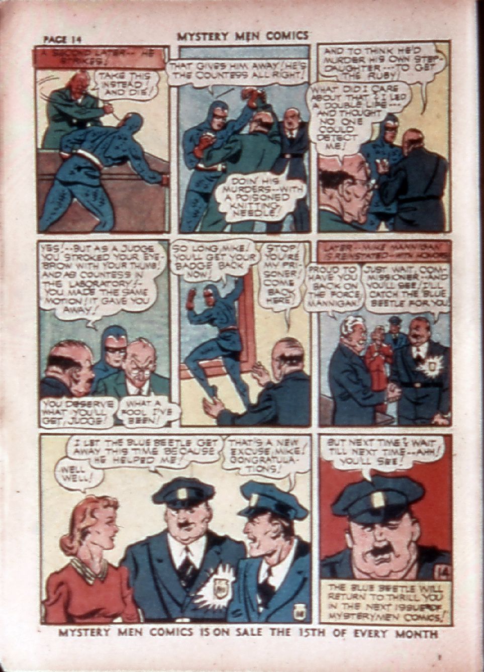 Read online Mystery Men Comics comic -  Issue #28 - 16