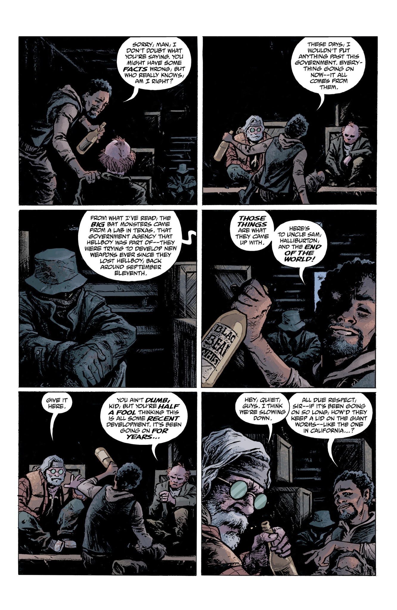 Read online Abe Sapien: Dark and Terrible and The New Race of Man comic -  Issue # TPB - 21