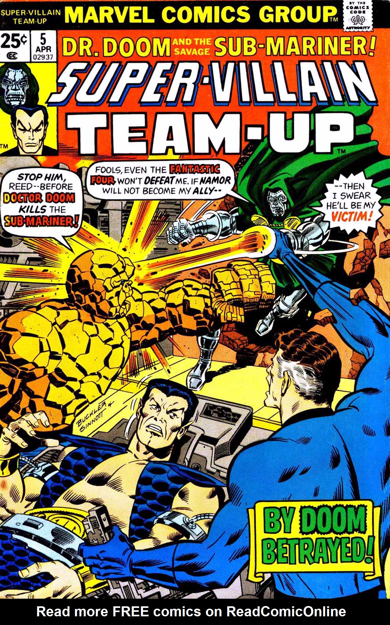 Read online Super-Villain Team-Up comic -  Issue #5 - 1