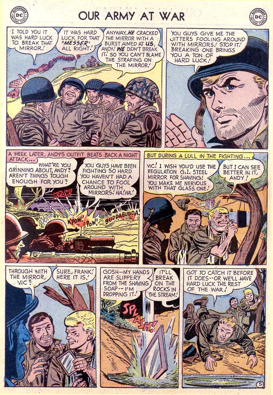 Read online Our Army at War (1952) comic -  Issue #32 - 7