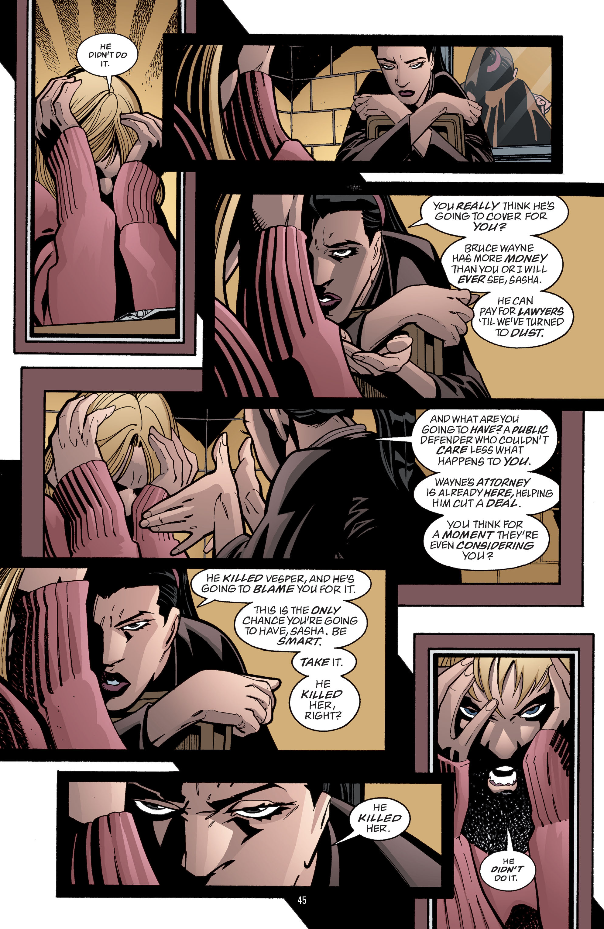 Read online Batman: Bruce Wayne - Murderer? comic -  Issue # Part 1 - 43