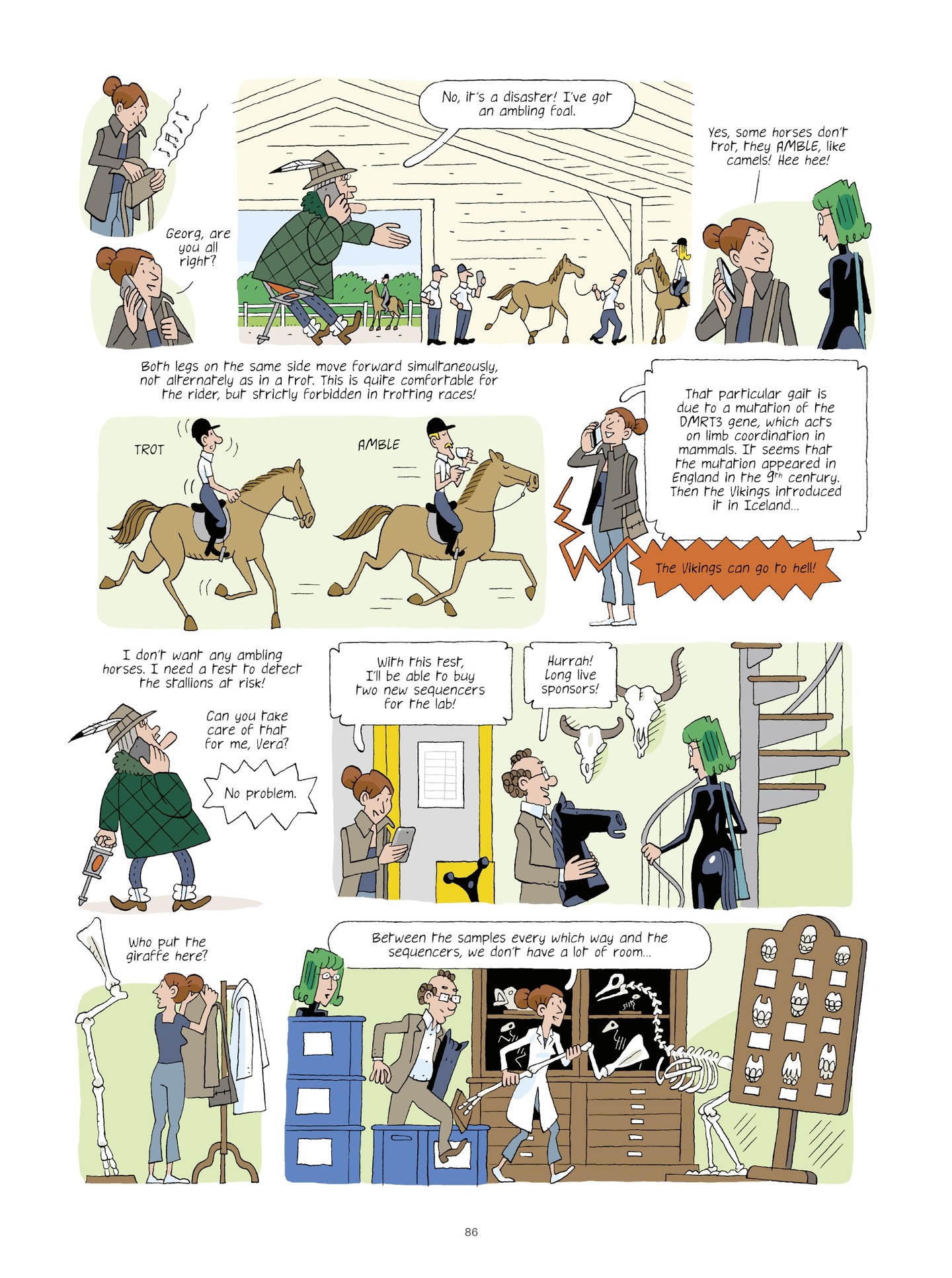 Read online Evolution, Darwin, God, and the Horse-People comic -  Issue # TPB - 85