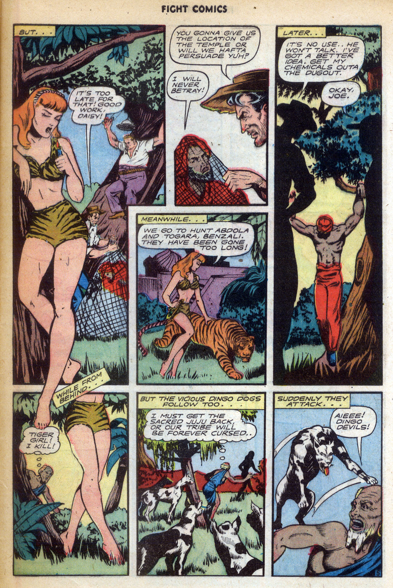 Read online Fight Comics comic -  Issue #43 - 45