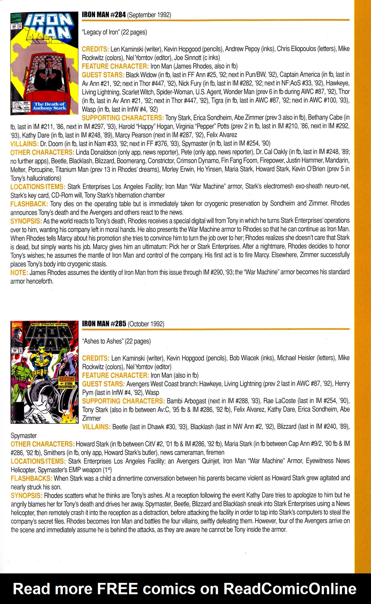 Read online Official Index to the Marvel Universe comic -  Issue #8 - 39
