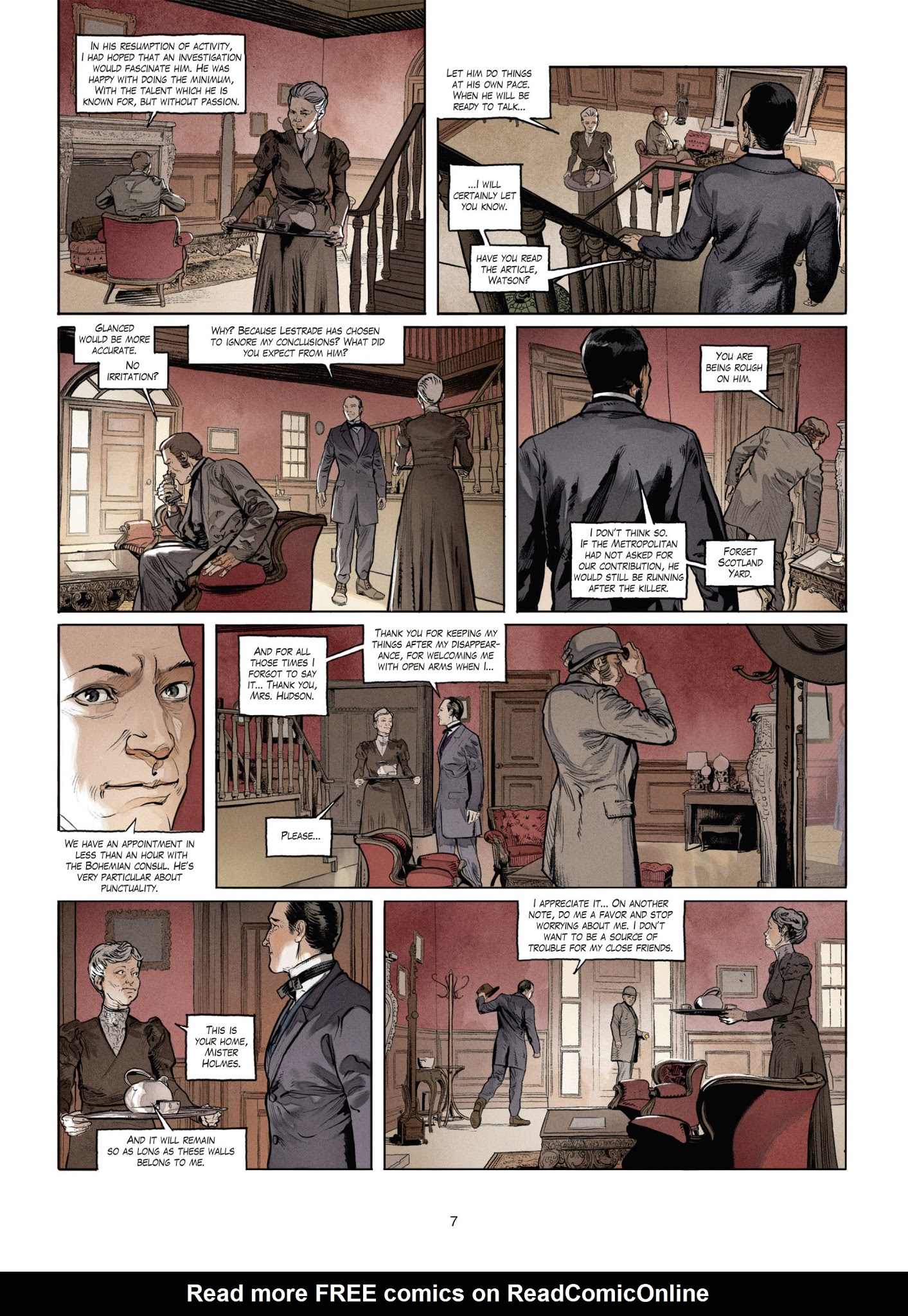 Read online Sherlock Holmes Society comic -  Issue #1 - 7
