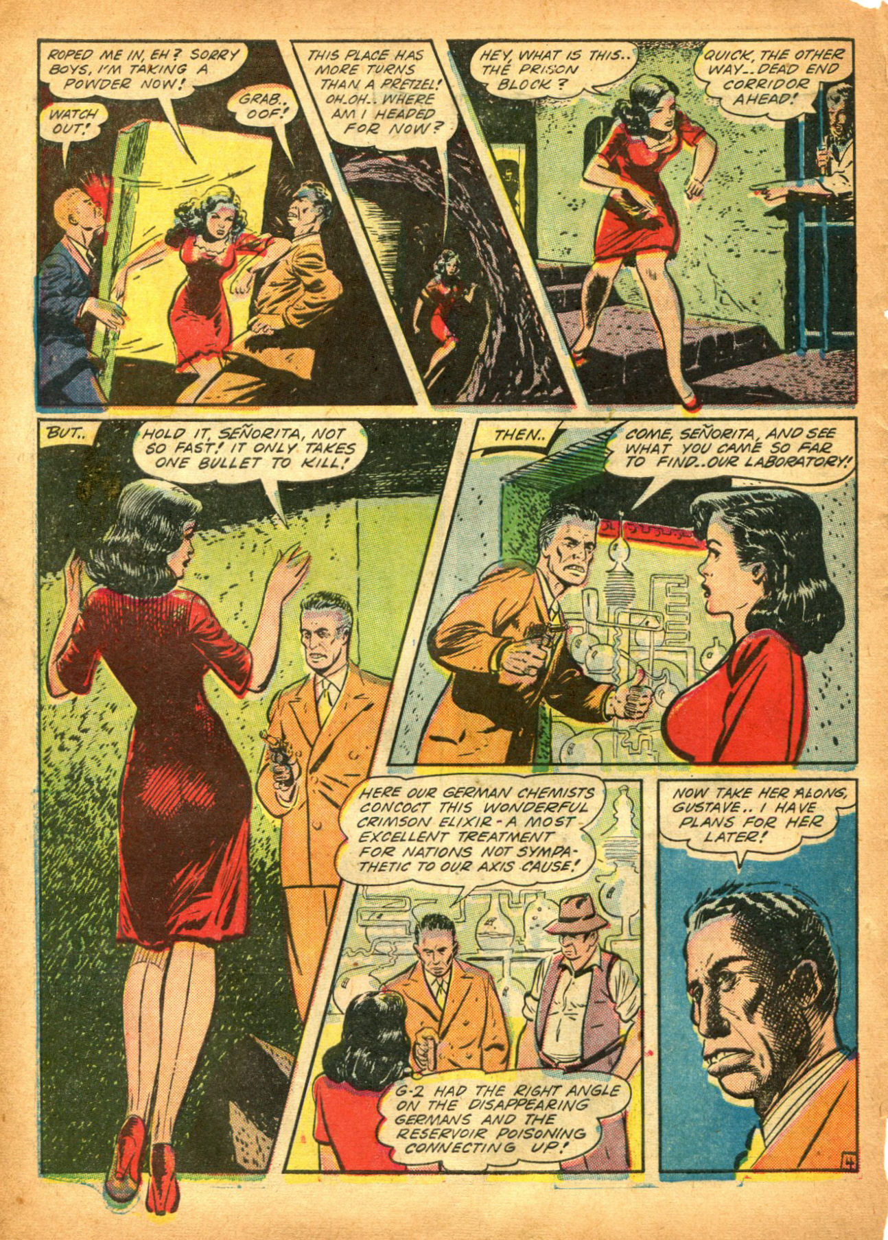 Read online Fight Comics comic -  Issue #29 - 16