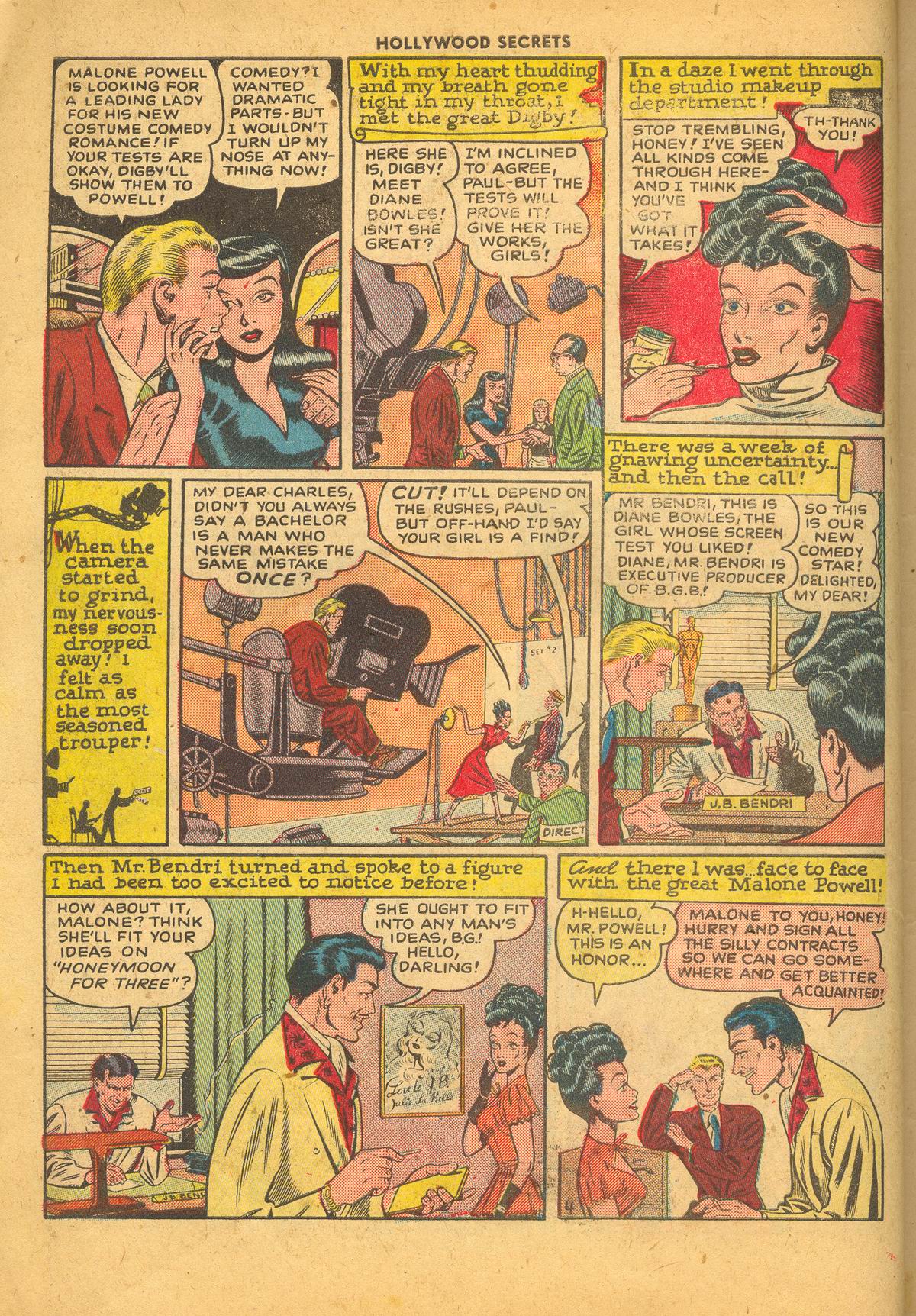 Read online Hollywood Secrets comic -  Issue #1 - 6