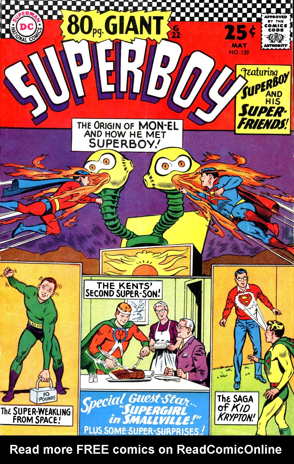 Read online Superboy (1949) comic -  Issue #129 - 1