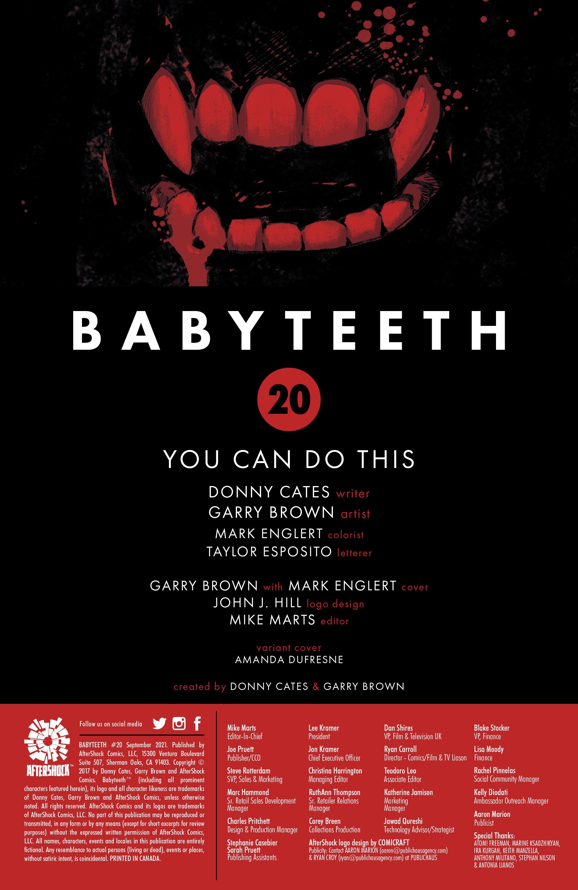 Read online Babyteeth comic -  Issue #20 - 2