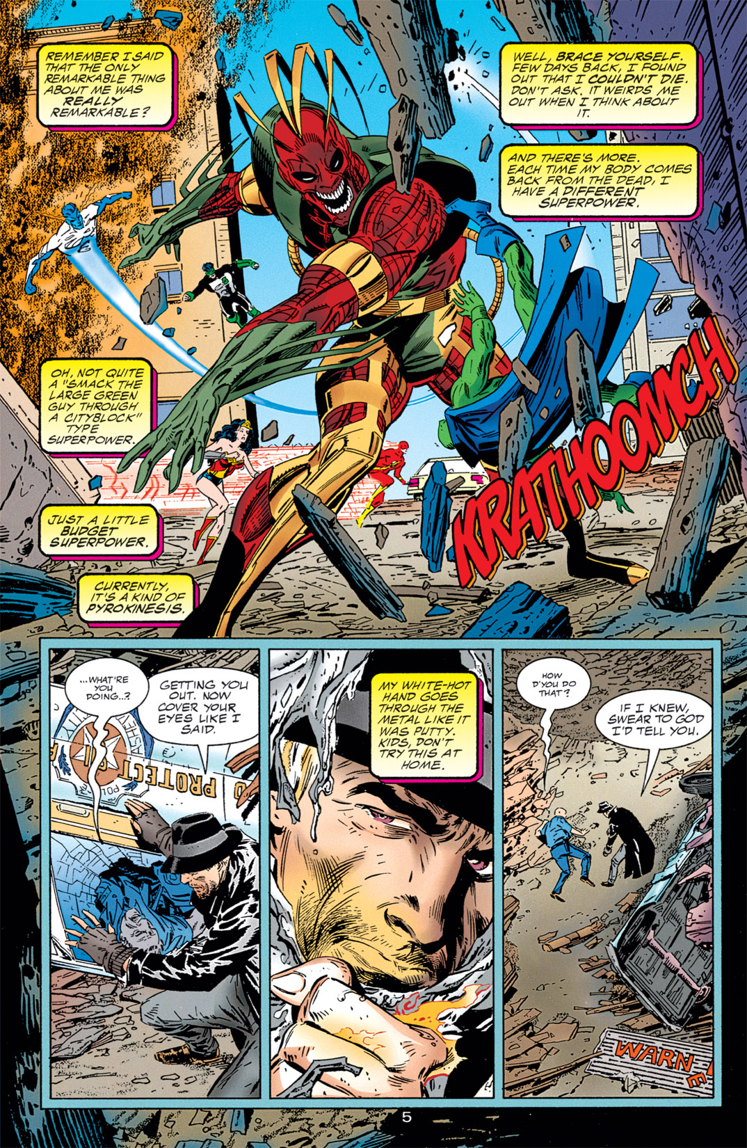 Read online Resurrection Man (1997) comic -  Issue #2 - 5
