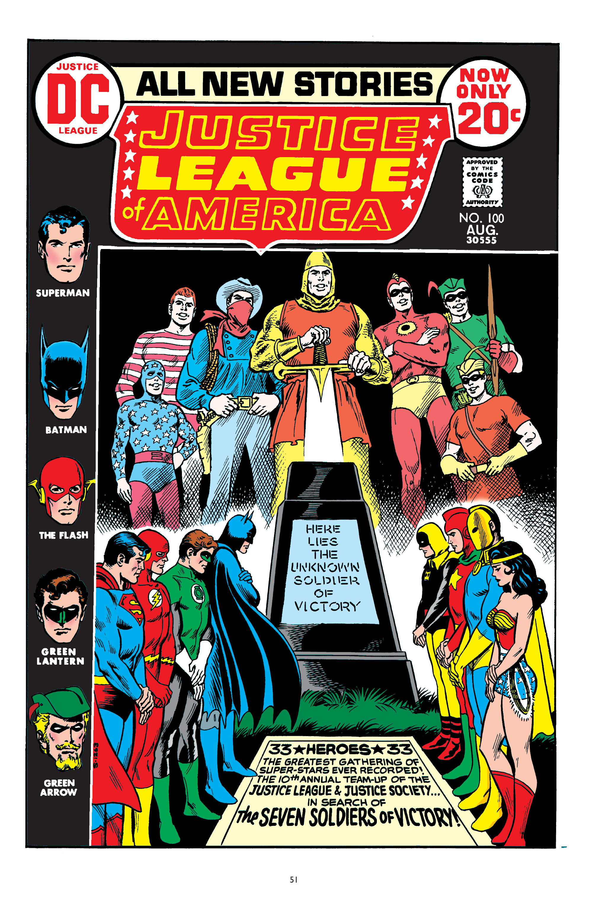 Read online Justice League of America (1960) comic -  Issue #100 - 1