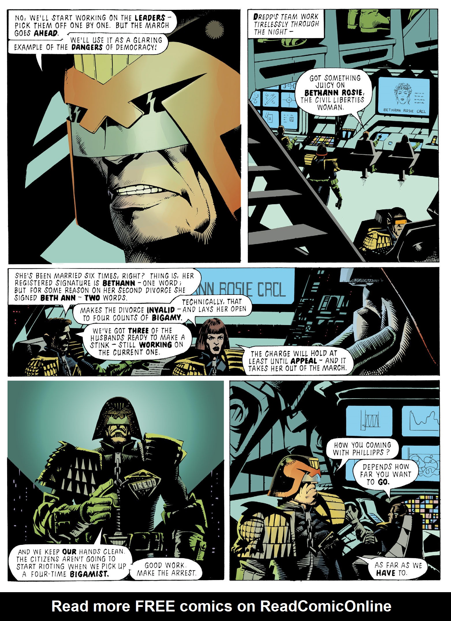 Read online Essential Judge Dredd: America comic -  Issue # TPB (Part 1) - 19