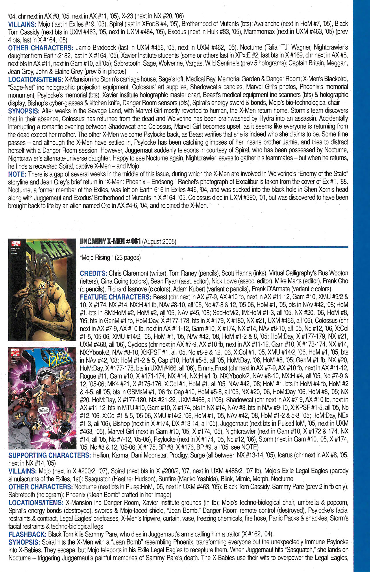 Read online Official Index to the Marvel Universe comic -  Issue #12 - 49