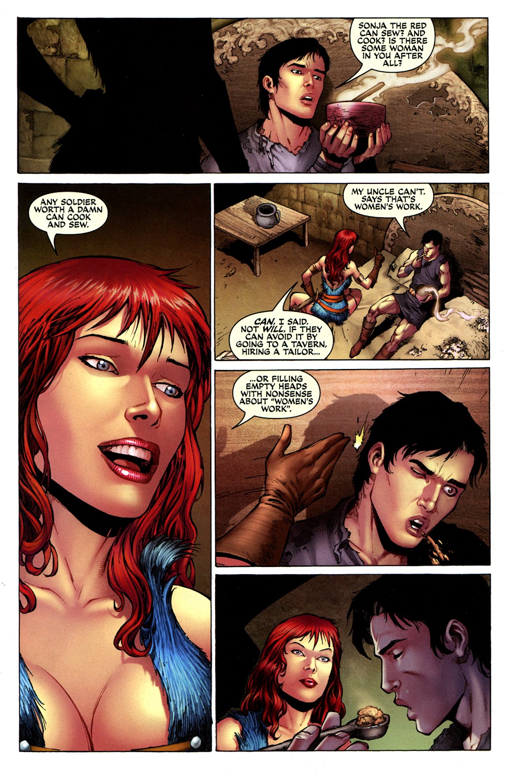 Red Sonja: Blue issue Full - Page 22
