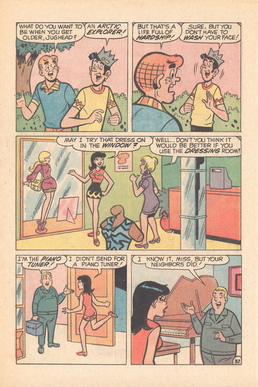 Read online Archie's TV Laugh-Out comic -  Issue #4 - 62