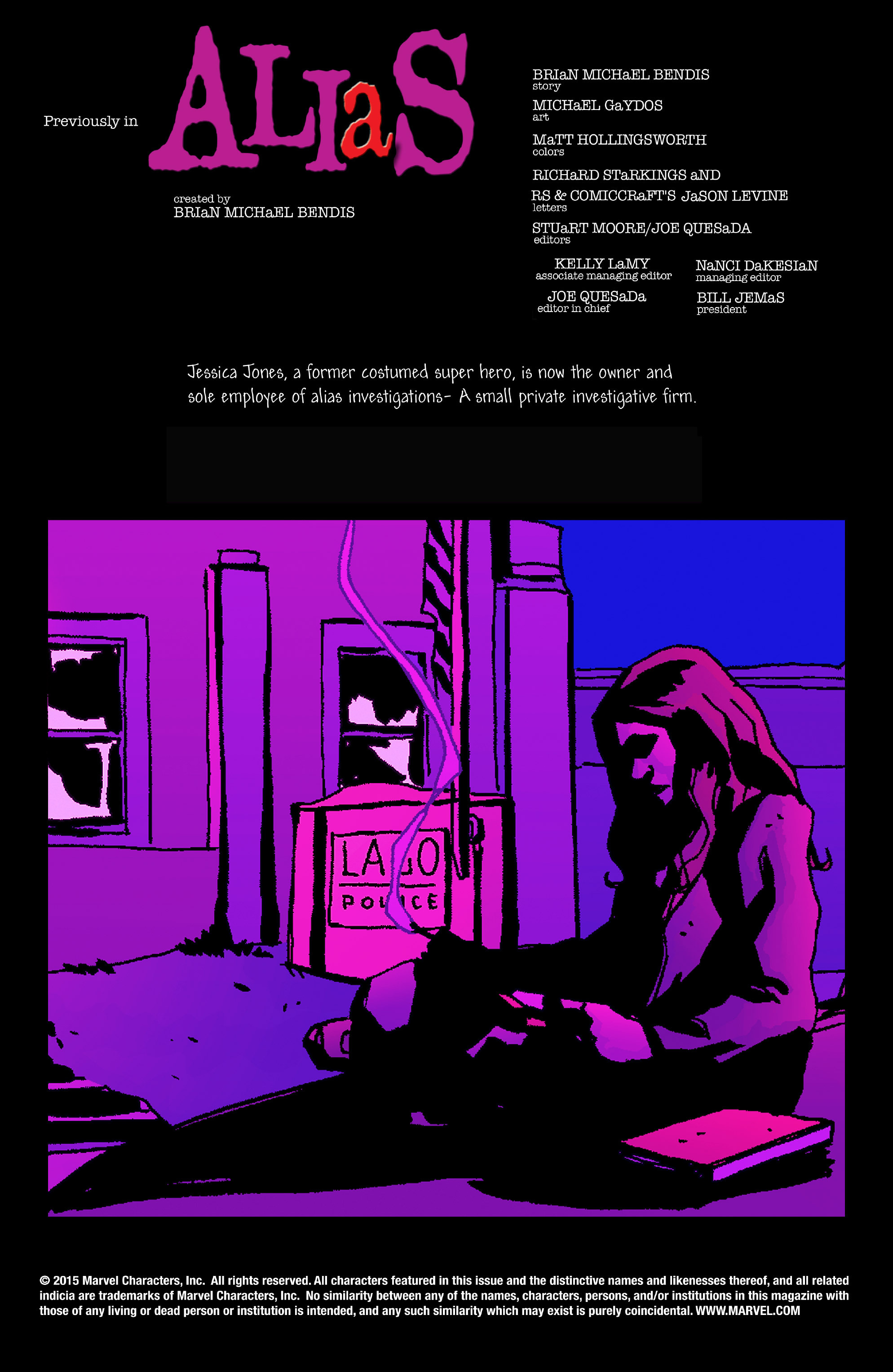 Read online Alias comic -  Issue #14 - 2