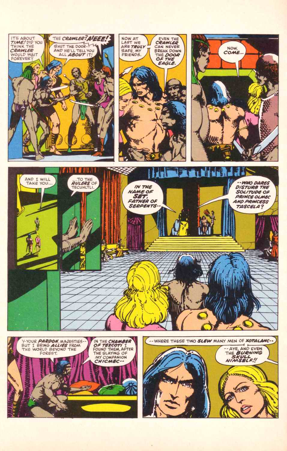 Read online Robert E. Howard's Conan the Barbarian comic -  Issue # Full - 30