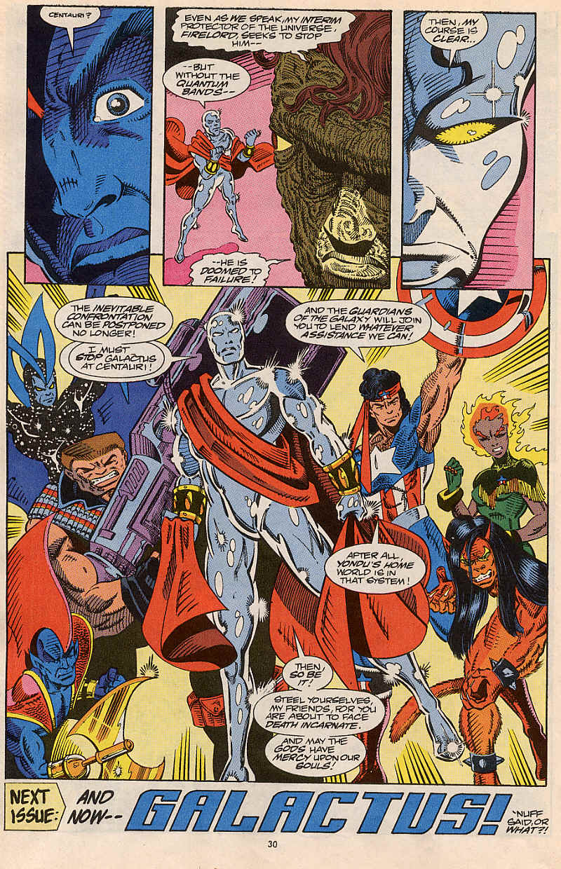 Read online Guardians of the Galaxy (1990) comic -  Issue #24 - 23